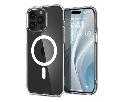 Etui do telefonów SPIGEN Ultra Hybrid Mag Magsafe do iPhone 15 Pro Max white ACS06576
